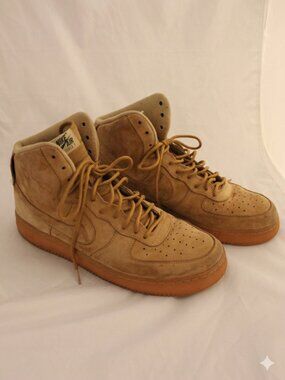 Nike Air Force 1 High 07 LV8 Wheat Flax Shoes Sneakers Men's Size 13 882096-200